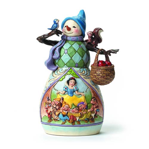Disney Traditions Snow White Snowman Statue
